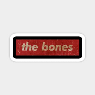 THE BONES - SIMPLE RED VINTAGE Magnet