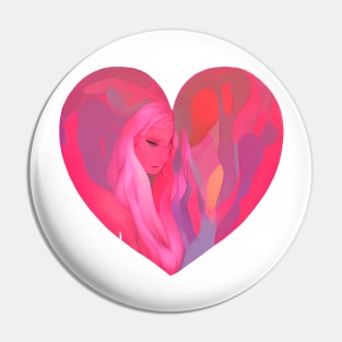 Anime Heart (Valentines Special) Pin