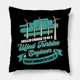Wind Turbine Engineer Engineering Gift Pillow