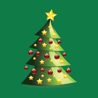 Decorated Christmas tree T-Shirt