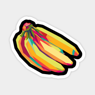 banana pop art Magnet