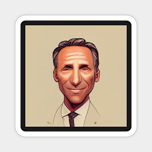 Howard Schultz | Comics style Magnet