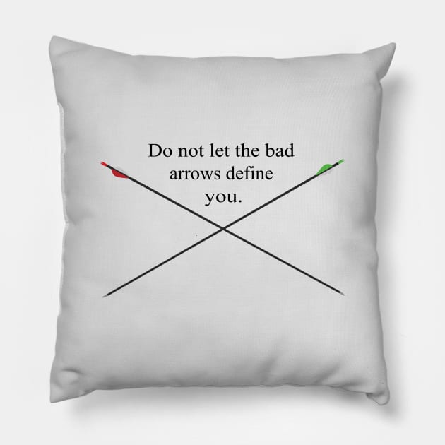 Bad arrows Pillow by Johka