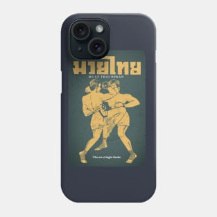 Muay Thai Vintage Born to Fight Phone Case