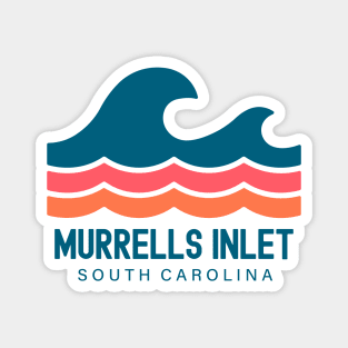 Murrells Inlet South Carolina Vintage Wave Magnet