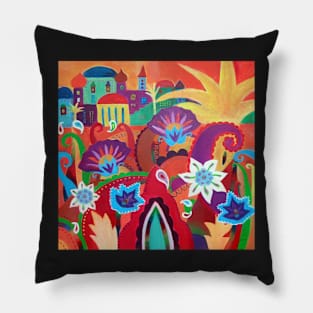 Stadt der Verspieltheit - City of Playfulness Pillow