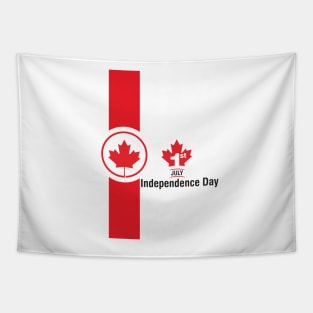 1st July Canada Independence Day Tapestry