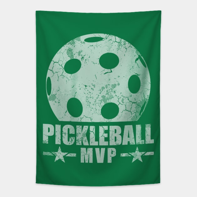 Pickleball MVP Player Team Coach Tournament Sports Tapestry by E