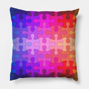 Colorful Puzzle Pillow