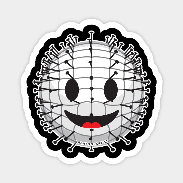 Little Pinhead! Magnet by pentoolarts