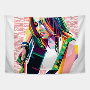 sheryl crow wpap pop art Tapestry