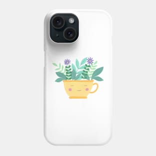 Flowers in a teacup Phone Case