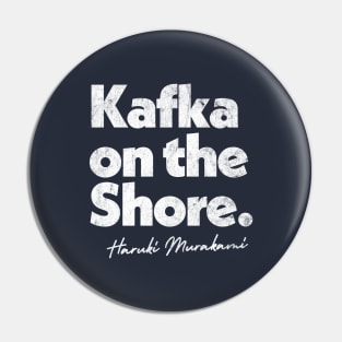 Haruki Murakami - Kafka On The Shore  // Retro Fan Art Design Pin