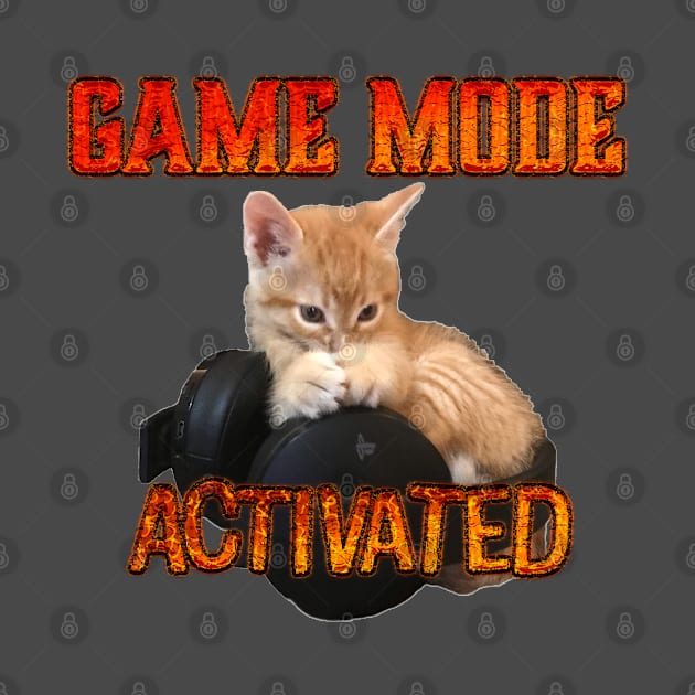 Gamer Cat Game Mode Activated by aadventures