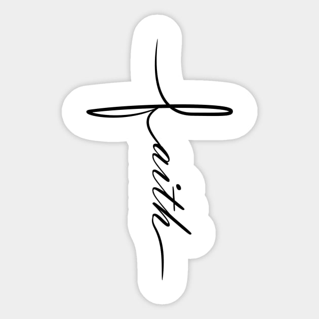 Faith Cross Decals