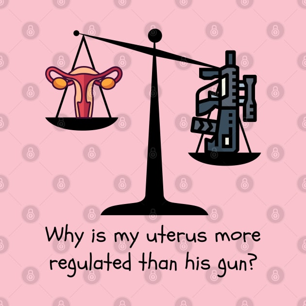 Gun Control Not Uterus Control by Slightly Unhinged