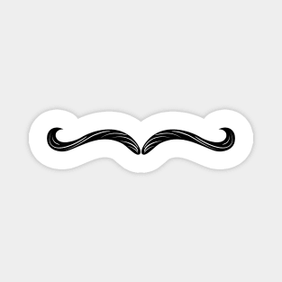 Thin Moustache Magnet