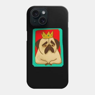Sad Mops King Dog Lover Retro Phone Case
