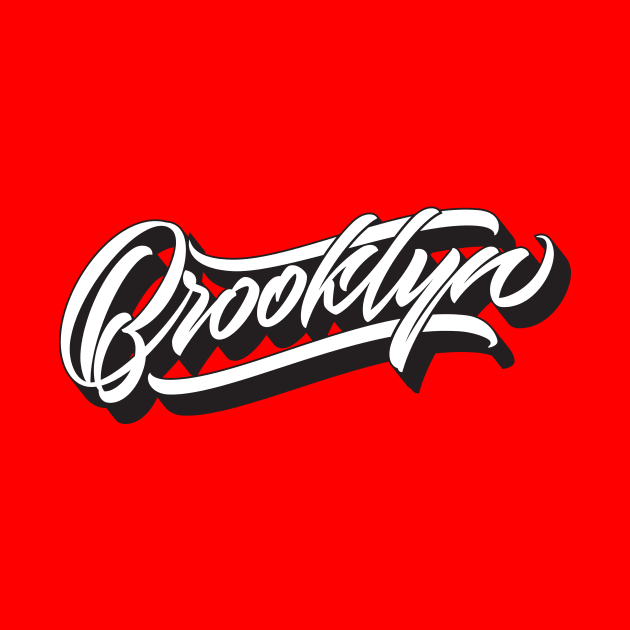 Brooklyn hand made original lettering by Already Original