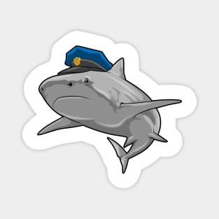 Shark as Police officer Police Magnet