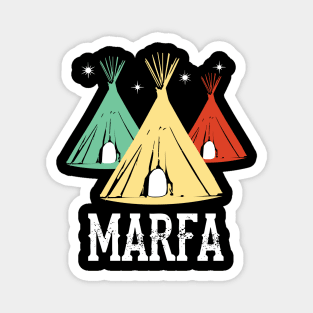 Marfa TX Ghost Lights Festival Texas Art Magnet