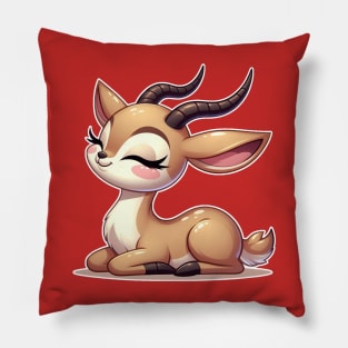 Cute gazelle Pillow