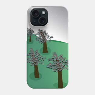 night view in top hill Phone Case