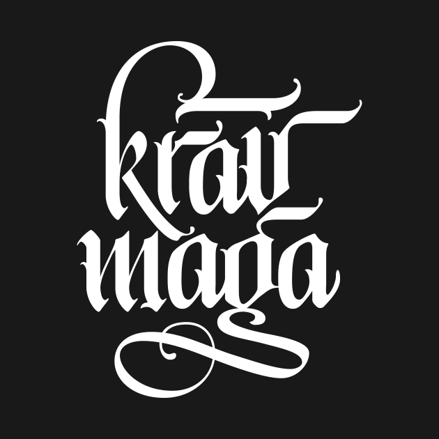 Krav Maga Calligraphy by polliadesign