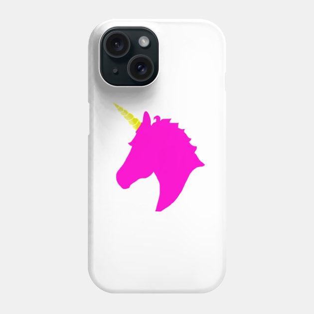 Pink Unicorn Head Phone Case by CatGirl101