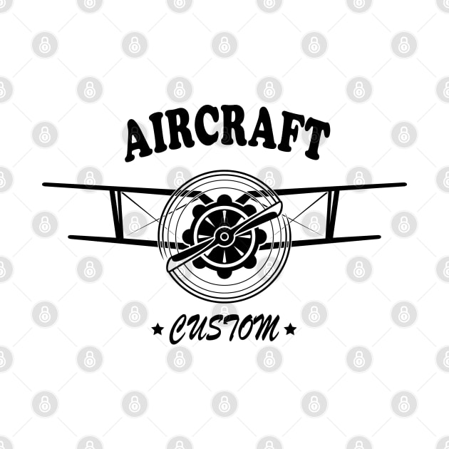 CUSTOM AIRCRAFT T-SHIRT by slawers