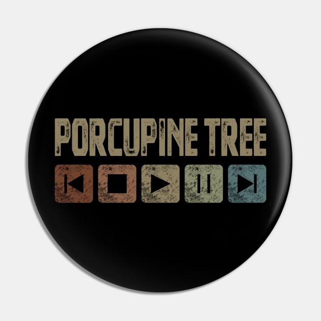 Porcupine Tree Control Button Pin by besomethingelse