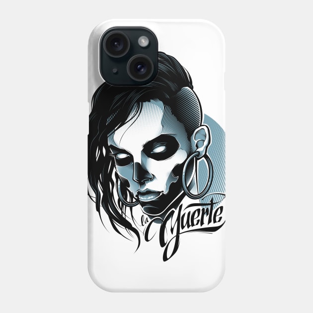 La Muerte Phone Case by BlackoutBrother