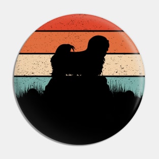 Lhasa Apso Sunset Pin