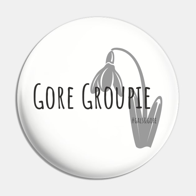 Gore Groupie - Flower Pin by Gals and Gore 