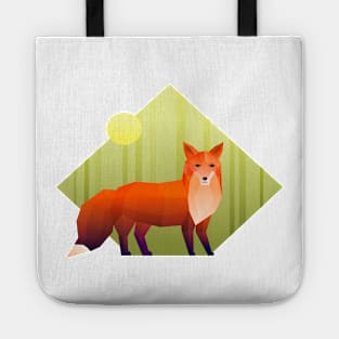 Wolf geometrical Tote