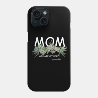 Mom love succulents plants, mother gift, cool, cute, funny Phone Case