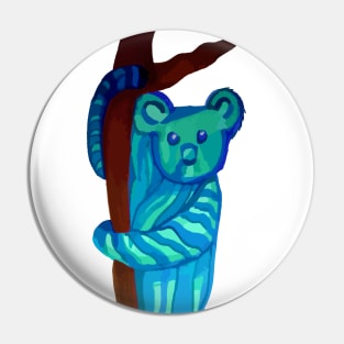 Blue koala Pin