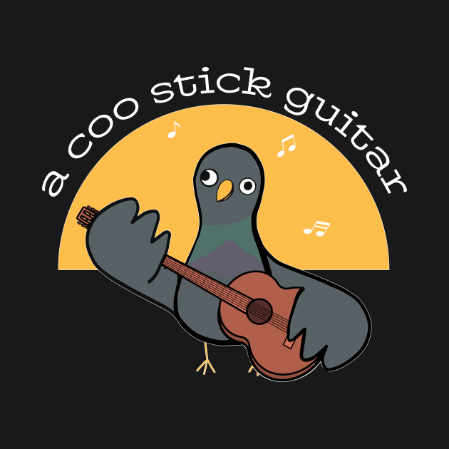 A Coo Stick Guitar Pigeon by LovableDuck