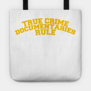 True Crime Documentaries Rule Tote