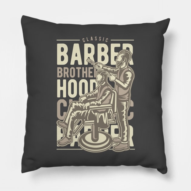 Barber Pillow by lionkingdesign