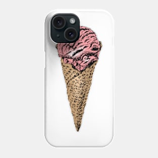 Ice Cream Print Phone Case