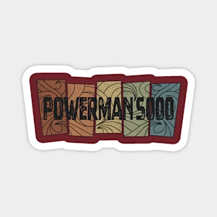 Powerman 5000 - Retro Pattern Magnet