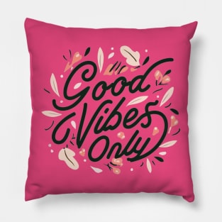 Good Vibes Only Fall Pillow
