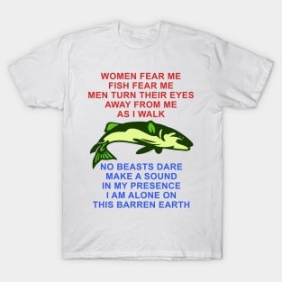 Women Want Me Fish Fear Me 3 by Fishing Near Me Merch for Fishing  Enthusiast, Best Fishing Shirts, Clothing, Apparel for Men or Women