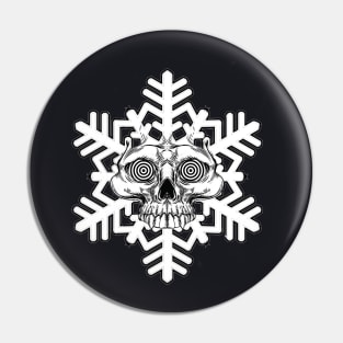 Skull Flake Pin