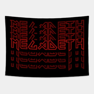 IRON TEXT HEAVY METAL (MEGADETH) Tapestry