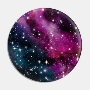 Colorful Universe Nebula Galaxy And Stars Pin