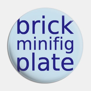 brick minifig plate Pin