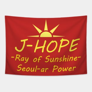 J-Hope Ray of Sunshine Seoul-ar Power Tapestry