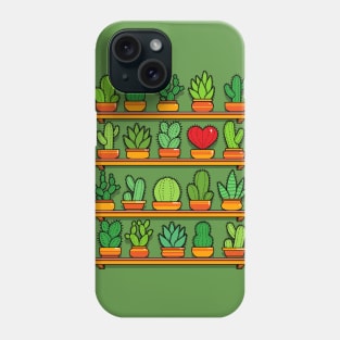 Love Yourself Cactus Heart Phone Case